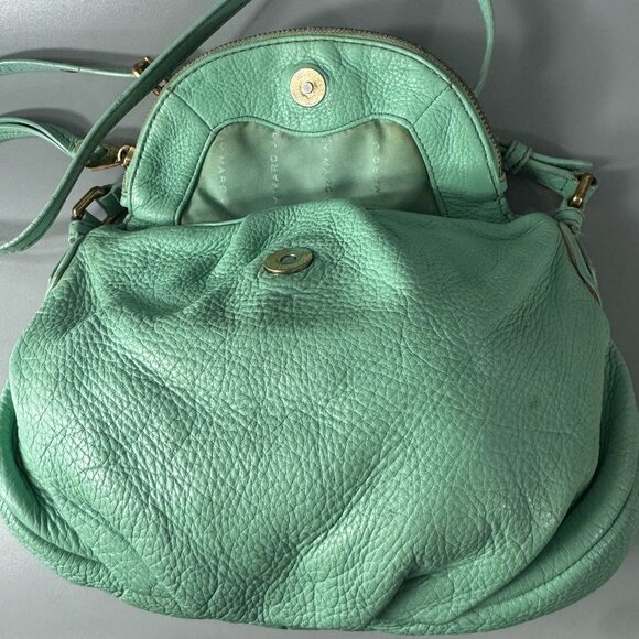 Marc By Marc Jacobs Mint Green Leather Mini Q Natasha Shoulder Bag - Picture 10 of 15
